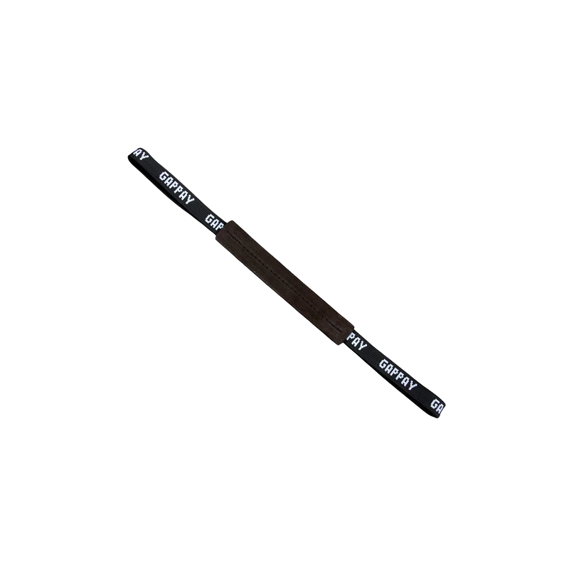 Rolled leather, hard, 3x25 cm, 2 handles