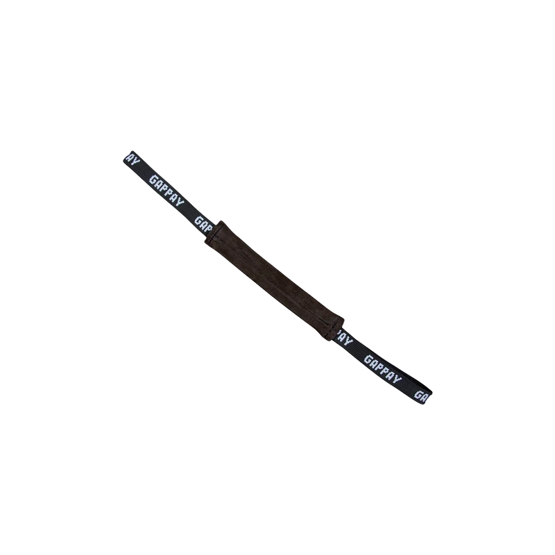 Rolled leather, soft, 3x25 cm, 2 handles