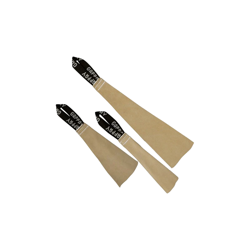 Bite-leather with handle