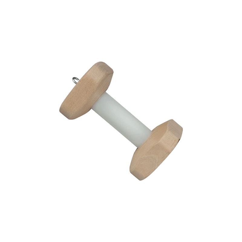 Magnetic dumbbell with nylon middle